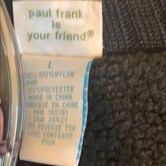 NWOT Paul  Frank jacket LG skull and bones - Picture 7 of 9